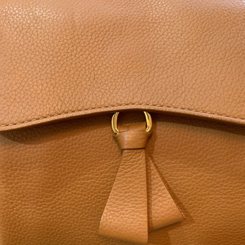 Smythson Cognac Leather Travel Bag - Picture 2 of 10